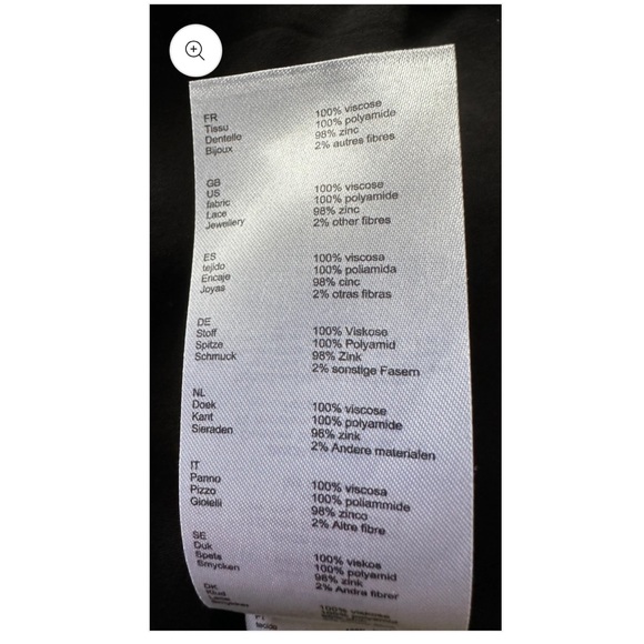 Maje black short sleeve dress with gold detail - Picture 4 of 5